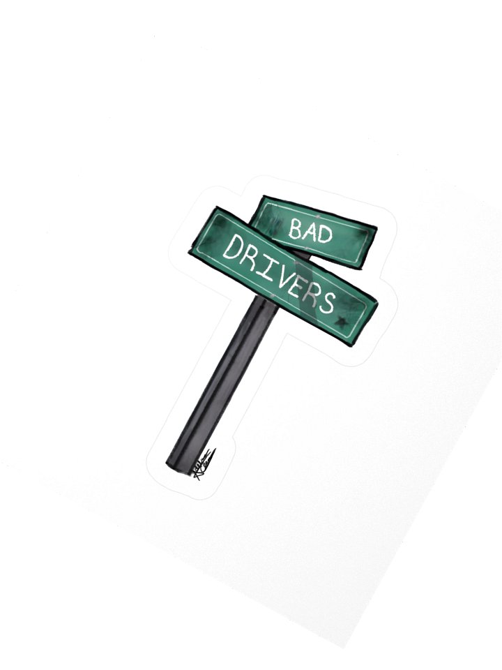 Bad Drivers Street STICKER product image (5)