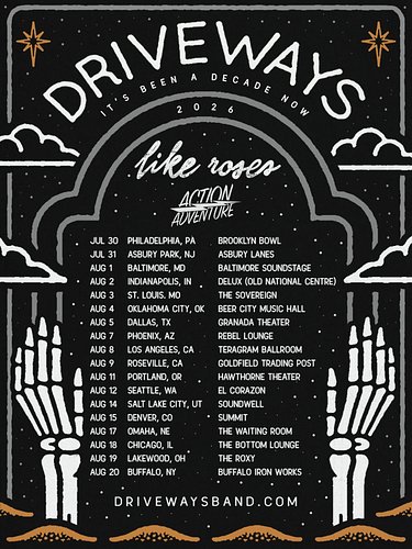 Took us a decade, but here we go! 

Hitting the road this summer with the homies @likerosesca and @actadvband 

Tickets on sa...