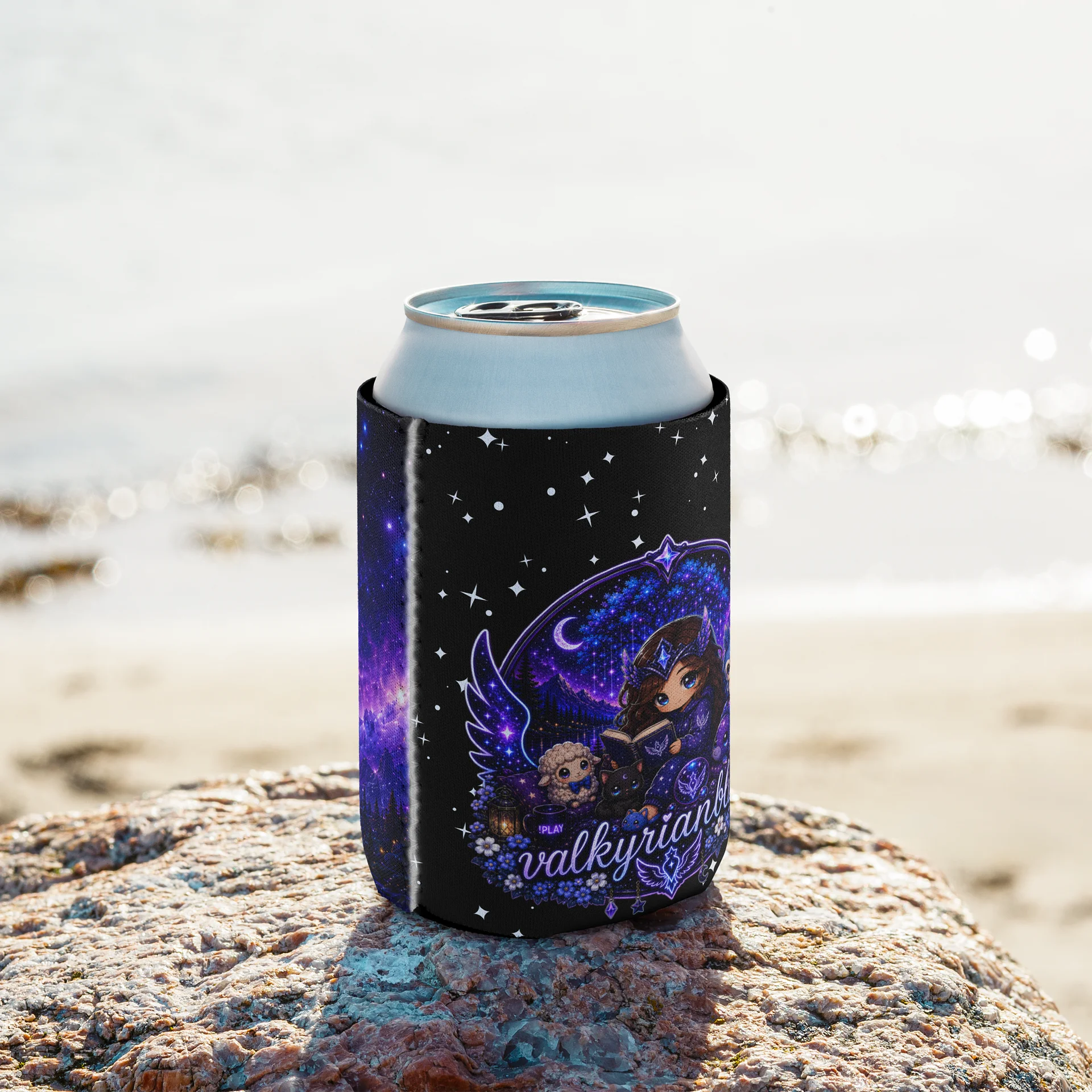 ValkyrianBlue Logo Can Cooler product image (9)