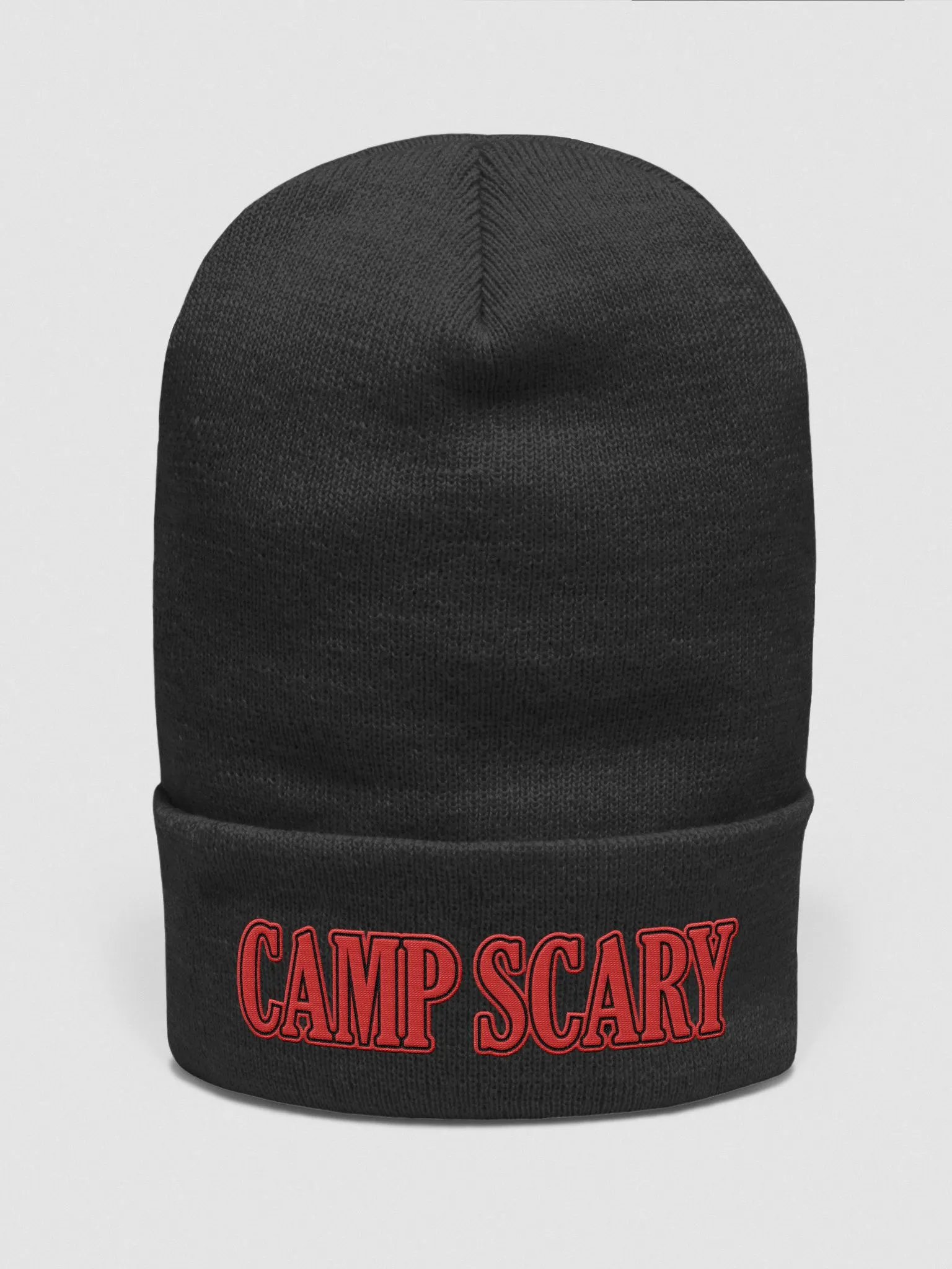 Something Scary Cuffed Beanie - Black Camp Scary product image (1)