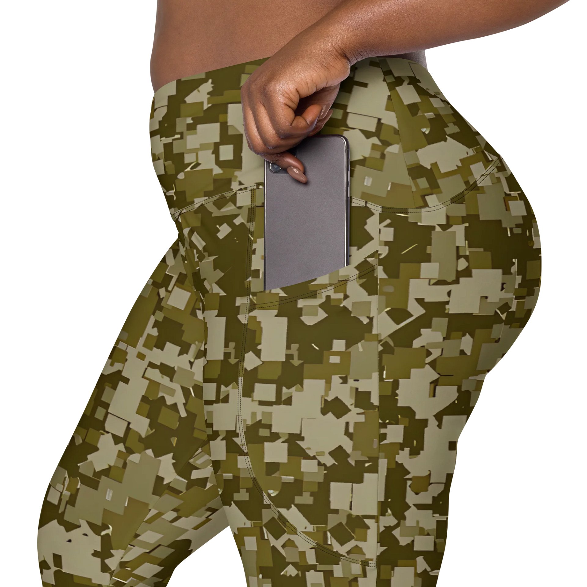 WhamBlam Camo All-Over Leggings with Pockets product image (8)