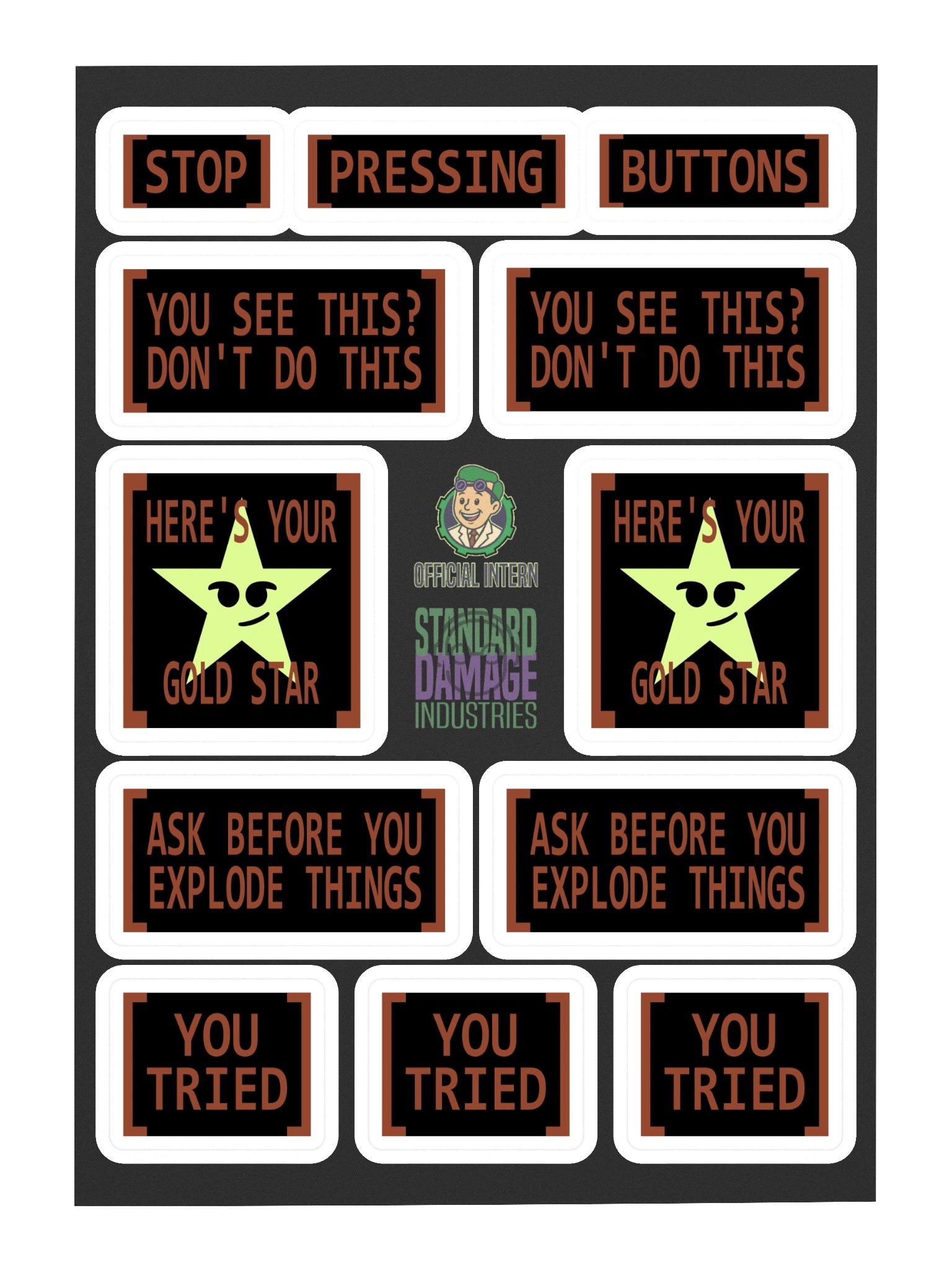 Official Intern Evaluation Stickers product image (1)