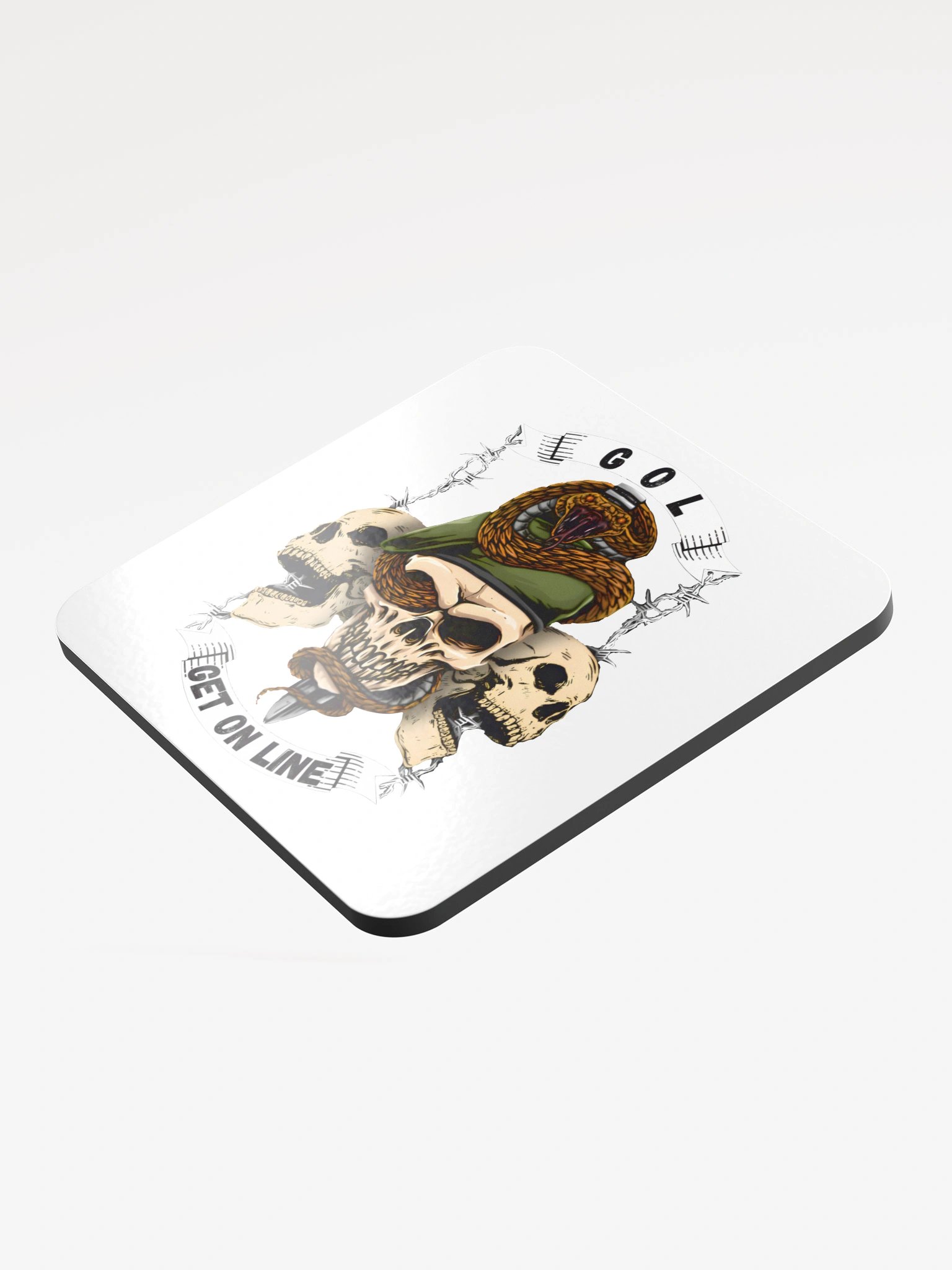 Get On Line Gloss Coaster product image (3)