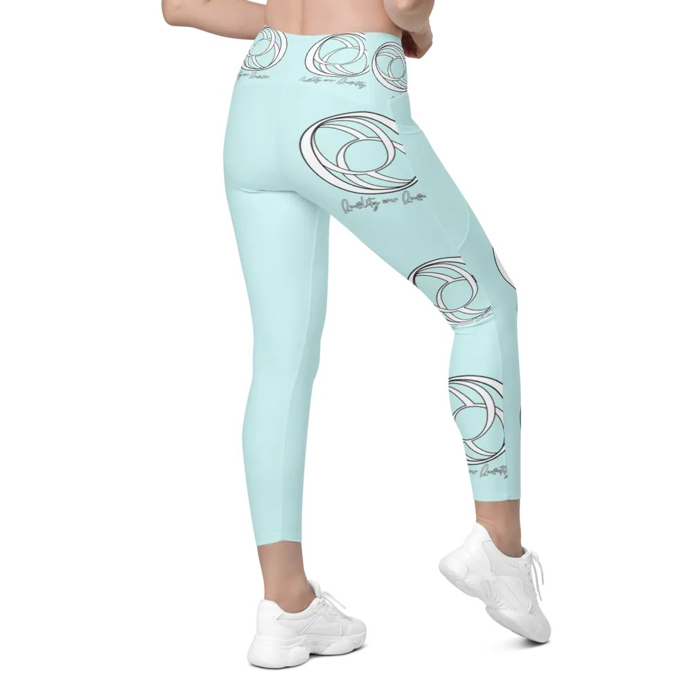 Women's Leggings (Lt.Cyan) product image (10)