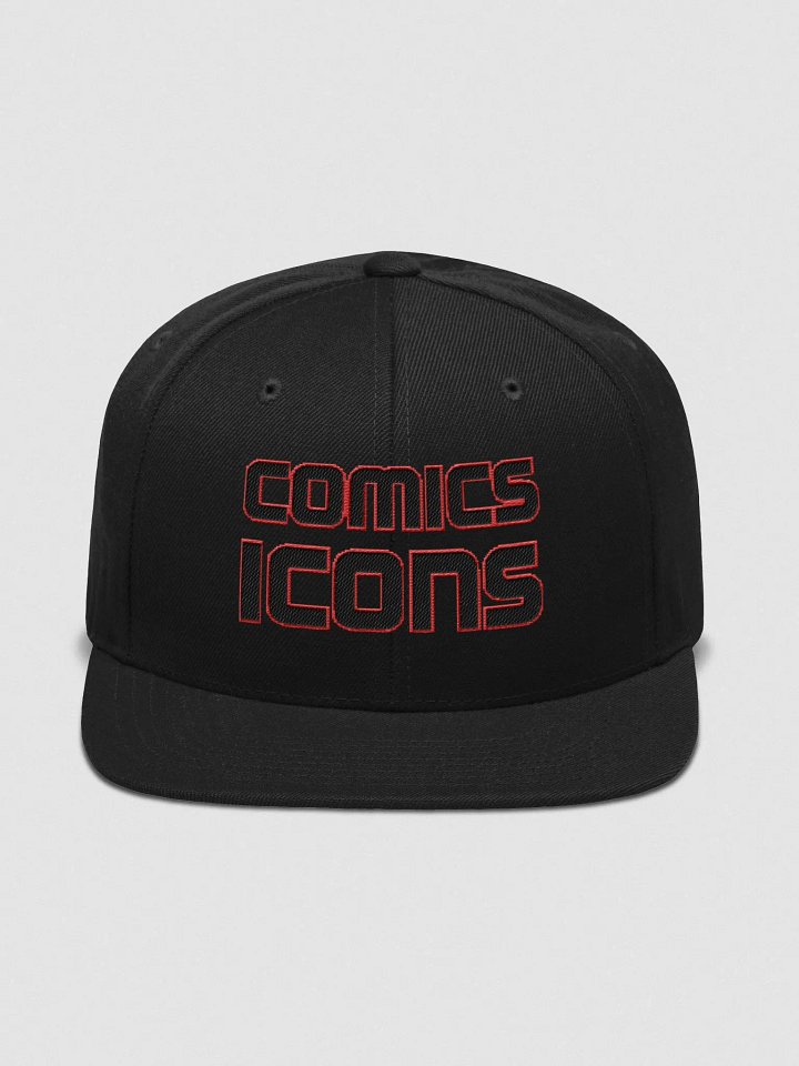Iconic Black/Red Logo Snapback Cap product image (3)