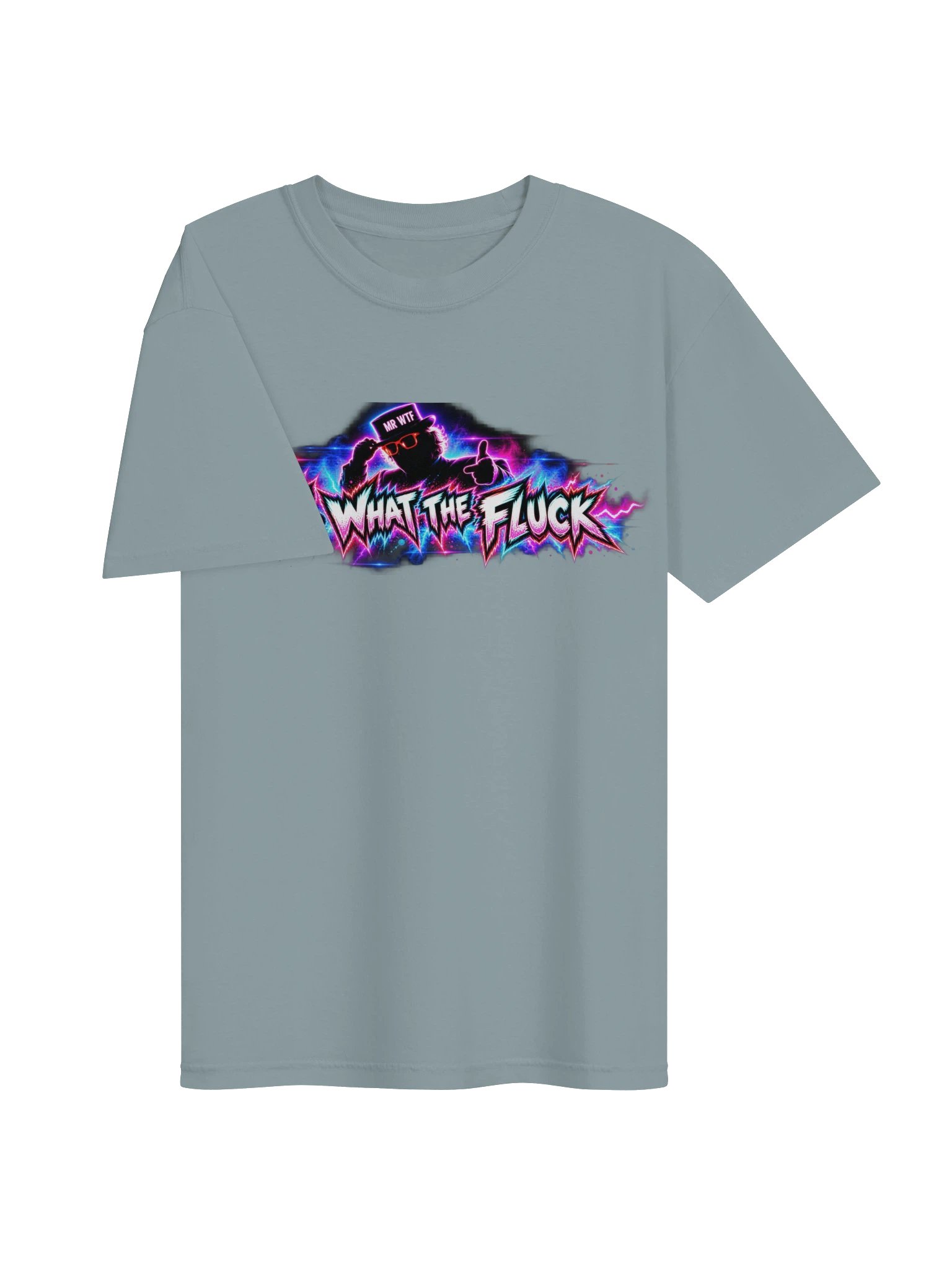MR. WHAT THE FLUCK T-Shirt - Ice Blue product image (2)