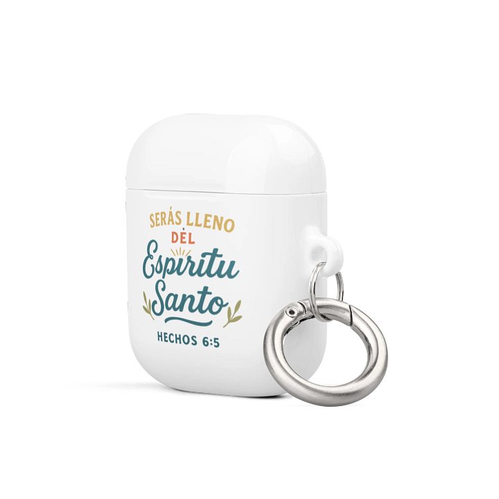 AirPods® Case – “Serás Lleno del Espíritu Santo” – Spanish All-Over Design product image (2)