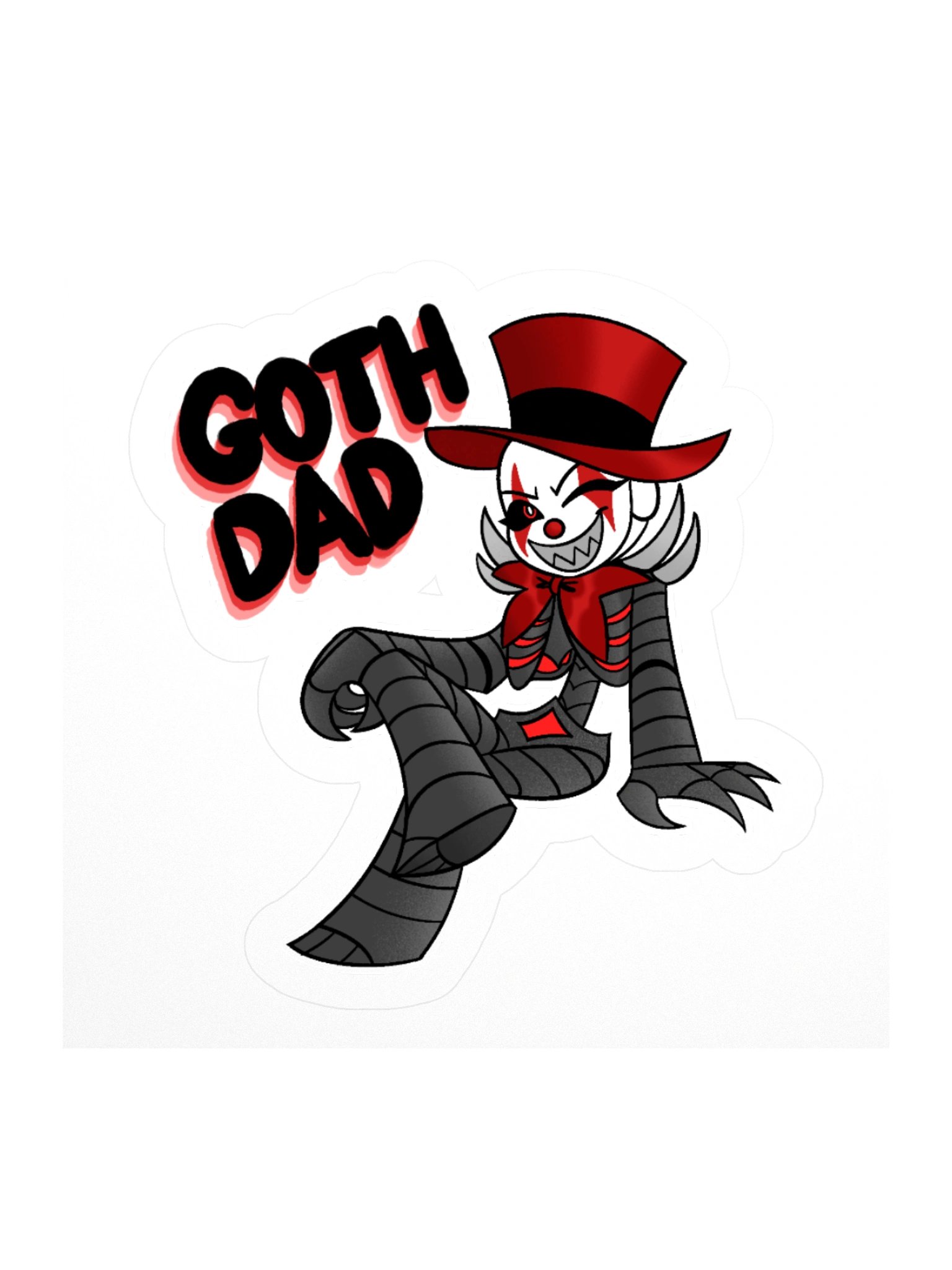Death Horse "Goth Dad" Sticker product image (1)