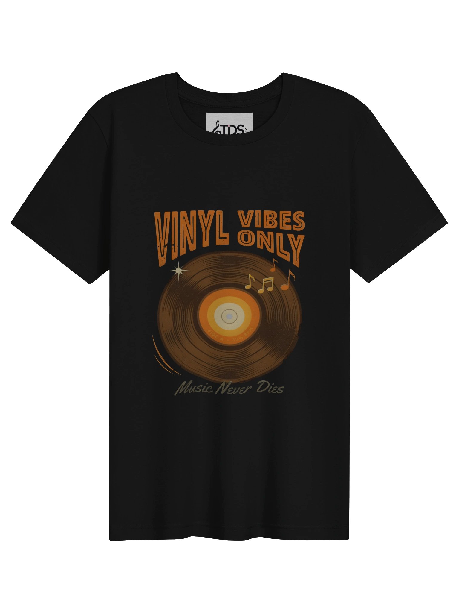 Vinyl Vibes Only Retro Music Tee product image (21)
