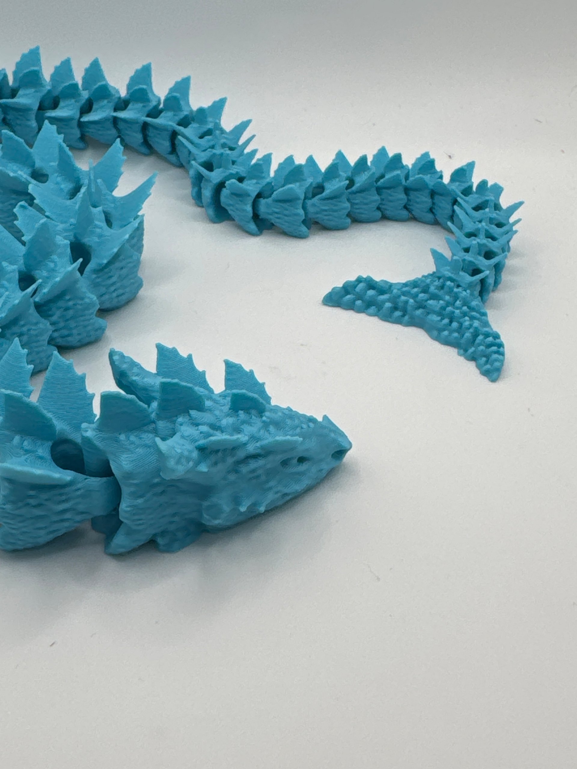 Teal aqua dragon product image (1)