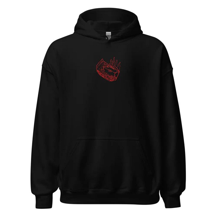 VERYRARE Collection - "Burning Revenue" Embroidered Pullover Hoodie product image (2)