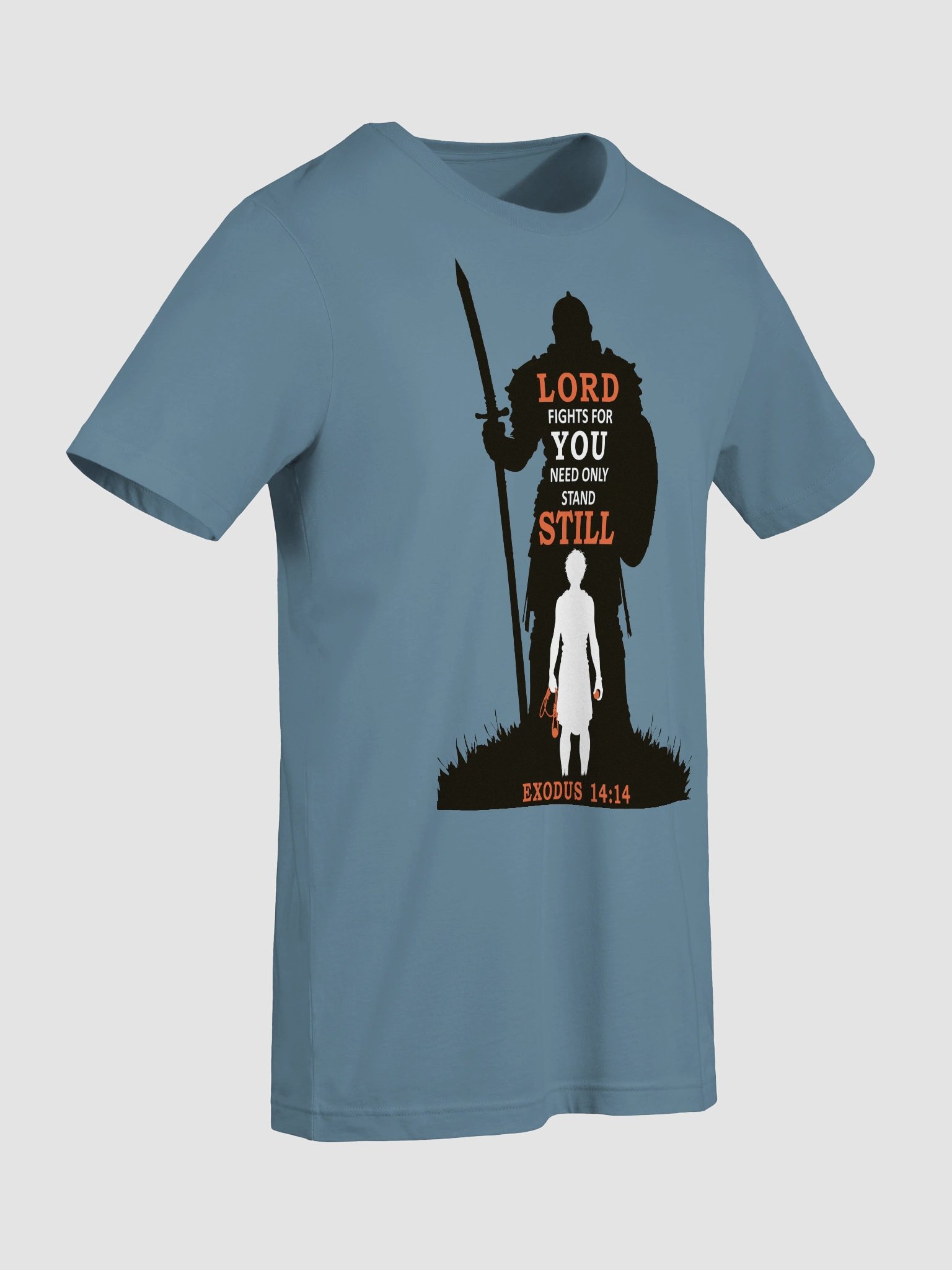 The Lord Fights - Bella+Canvas 3001 product image (9)