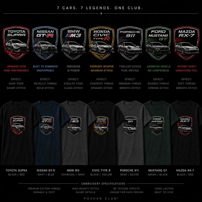 T-shirt Cars