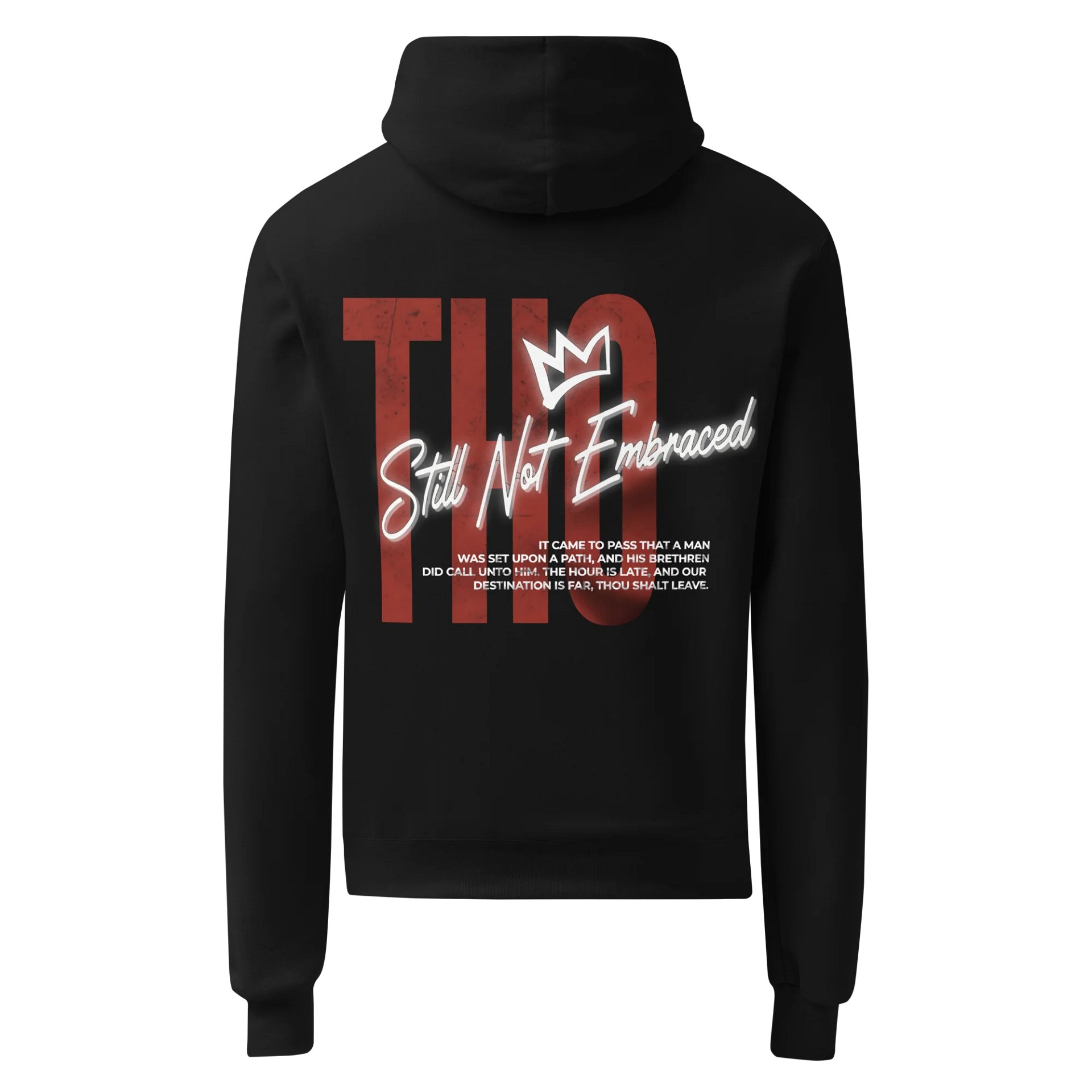 AIN'T LEAVIN THO x BLACK HOODIE product image (3)