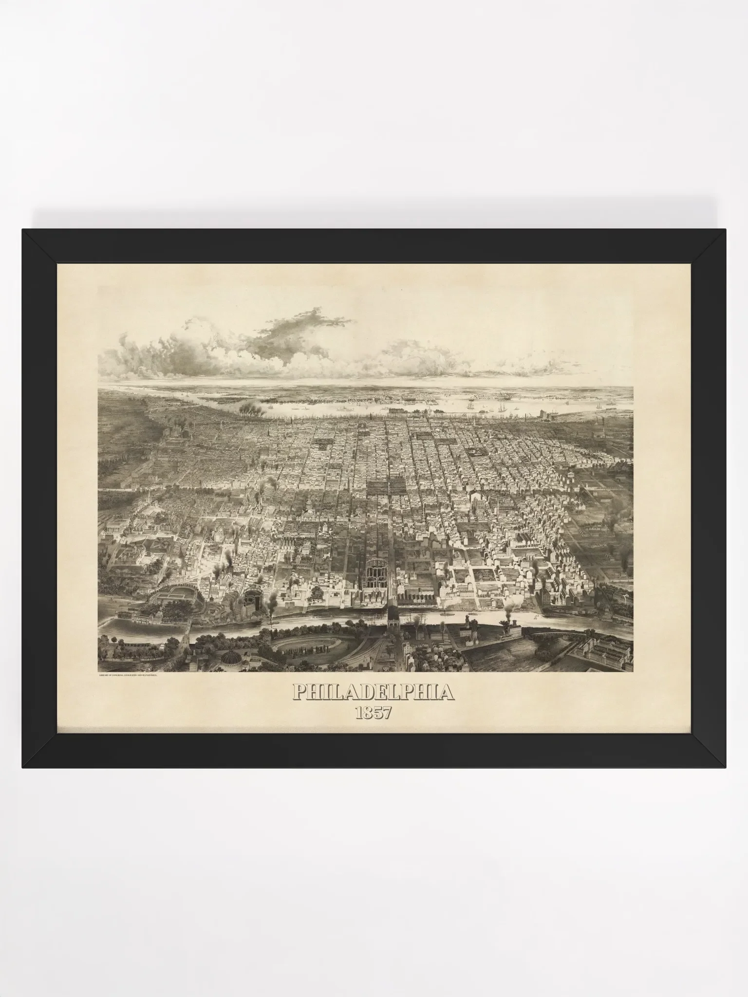 Philadelphia 1857 (Framed Poster Print) product image (1)