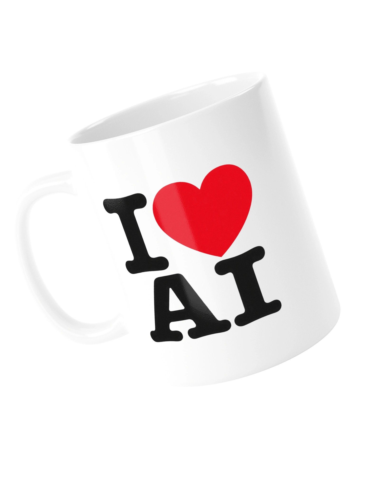 I ❤️ AI Mug product image (5)