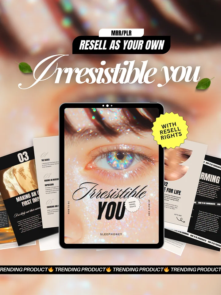 Irresistible You DFY Editable Canva Guide | PLR/MRR Ebook product image (1)
