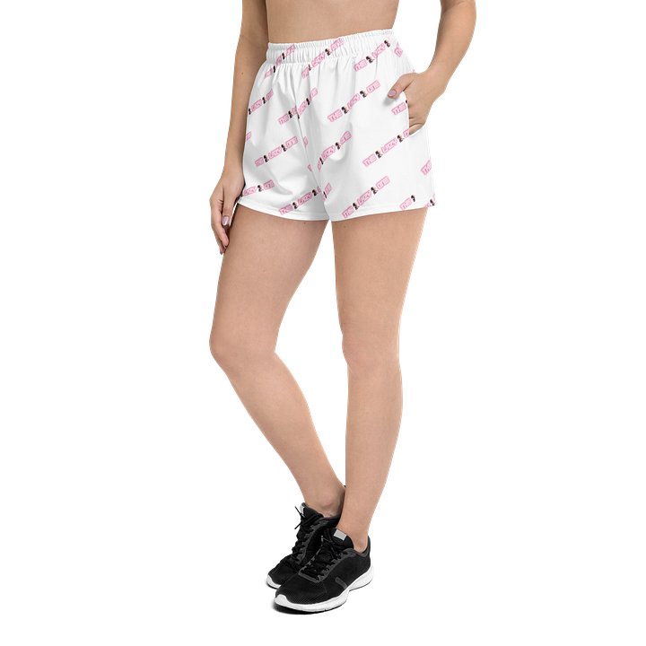 The Lazy Girl All-Over Print Athletic Shorts product image (2)