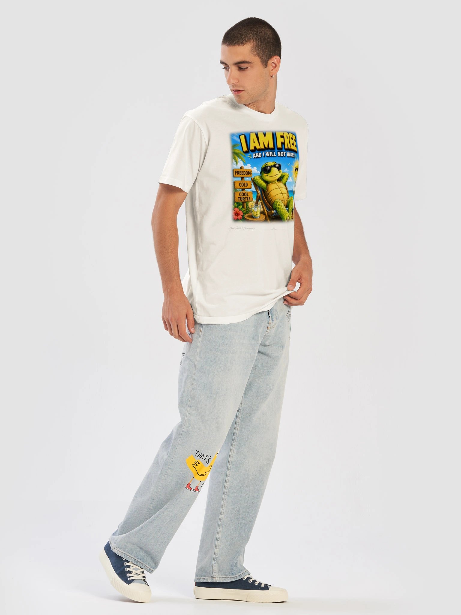 I AM FREE — AS Colour 5001T Premium T-Shirt product image (3)