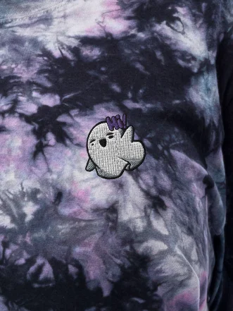 ghost hi embroidered tiedye tee product image (4)