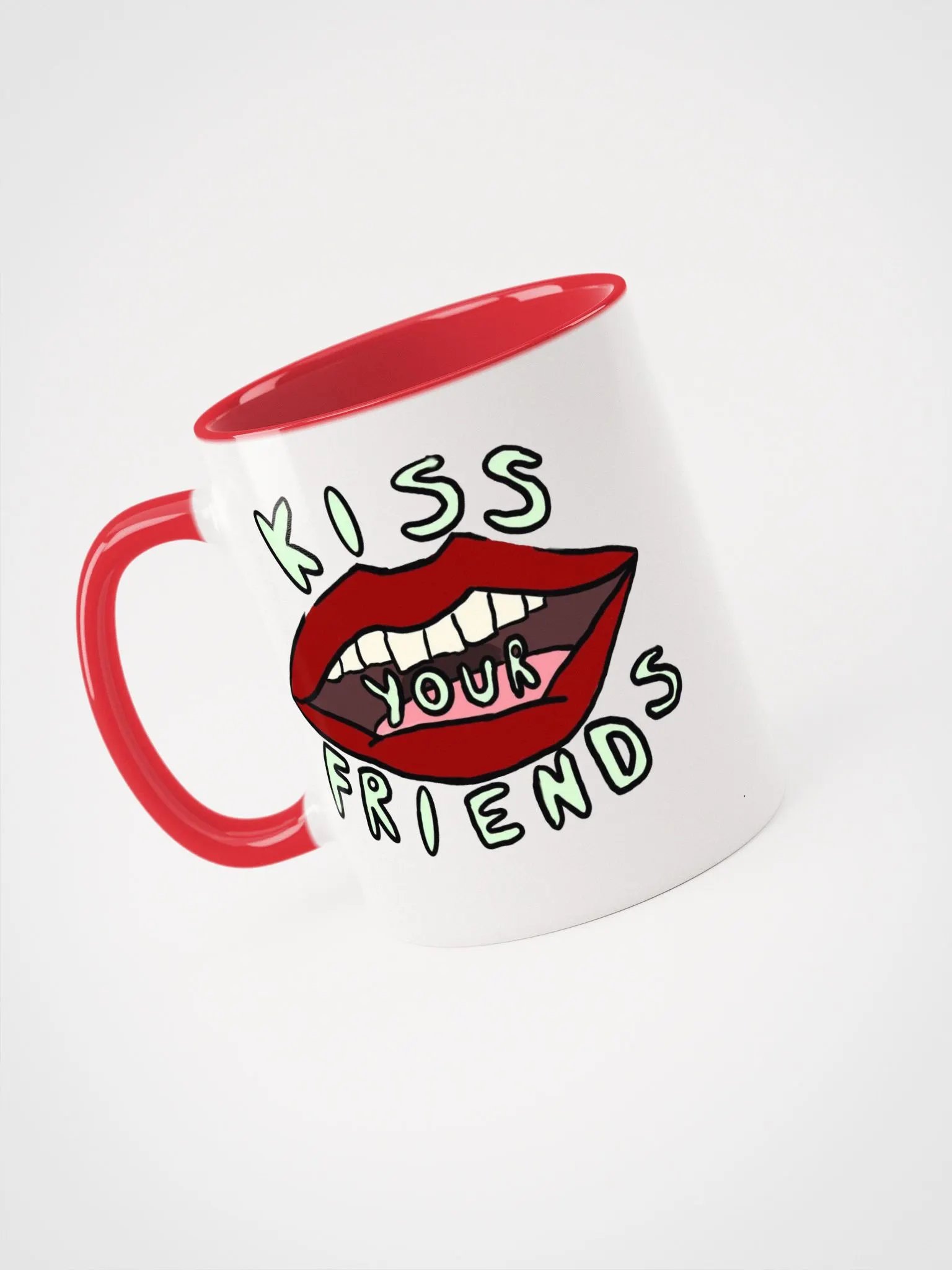 Kiss Your Friends Mug! product image (3)