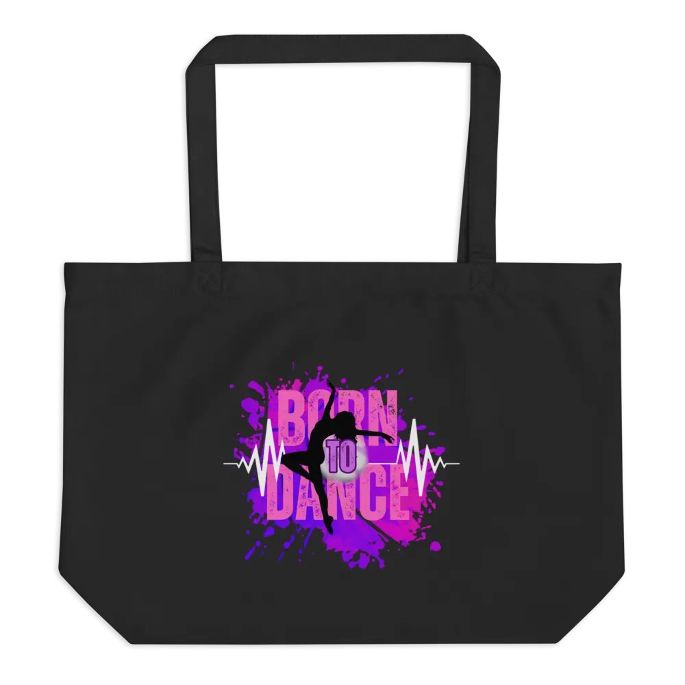 Born to Dance Her Silhouette Rectangular Tote Bag product image (1)