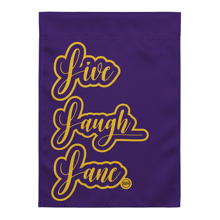 Live Laugh Lane 2 Sided Garden Flag product image (2)