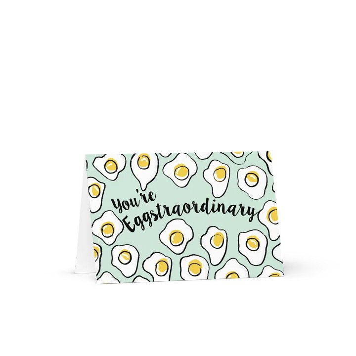 You're eggstraordinary greeting card product image (1)