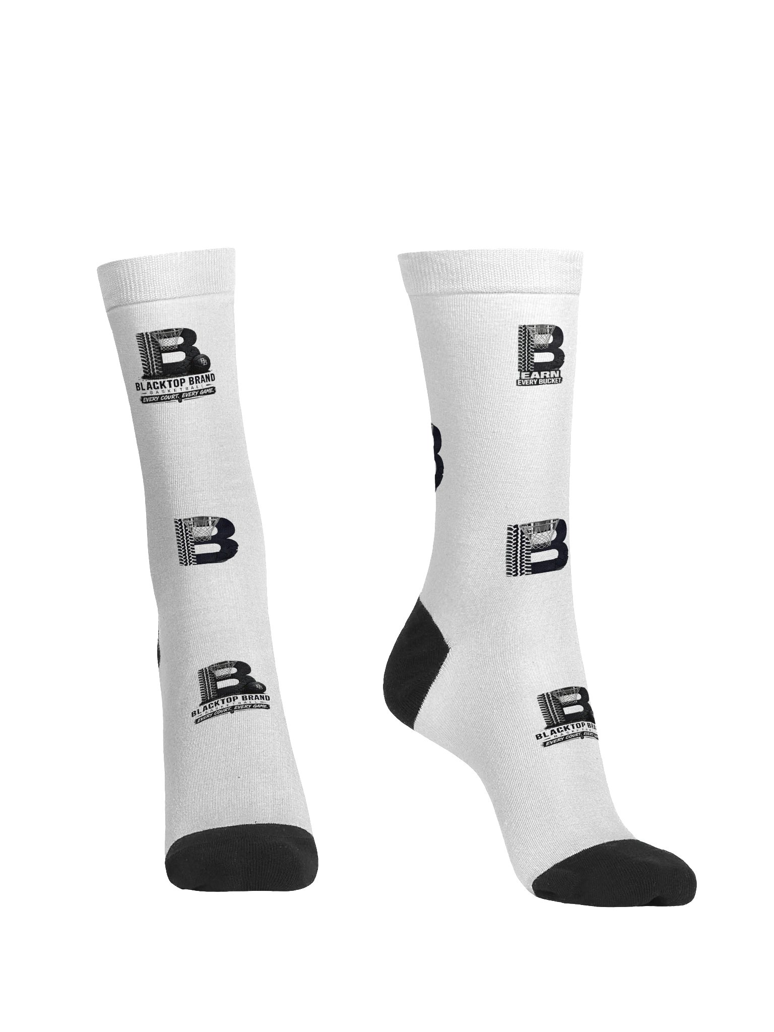 Blacktopbrand Graphic Crew Socks product image (2)
