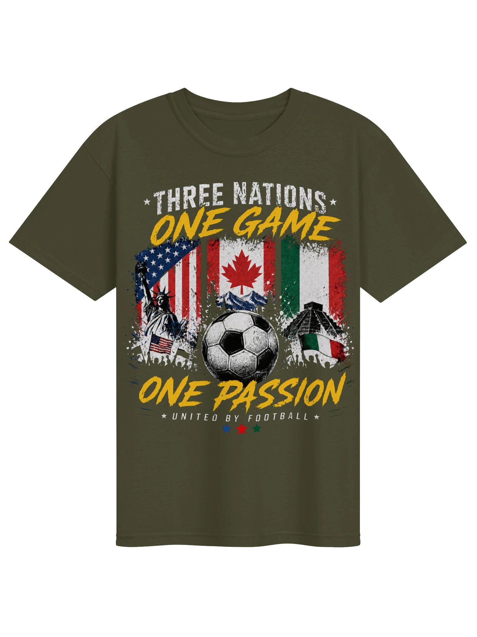 2026 World Cup Soccer T-Shirt – United by Football: USA, Canada, Mexico product image (21)