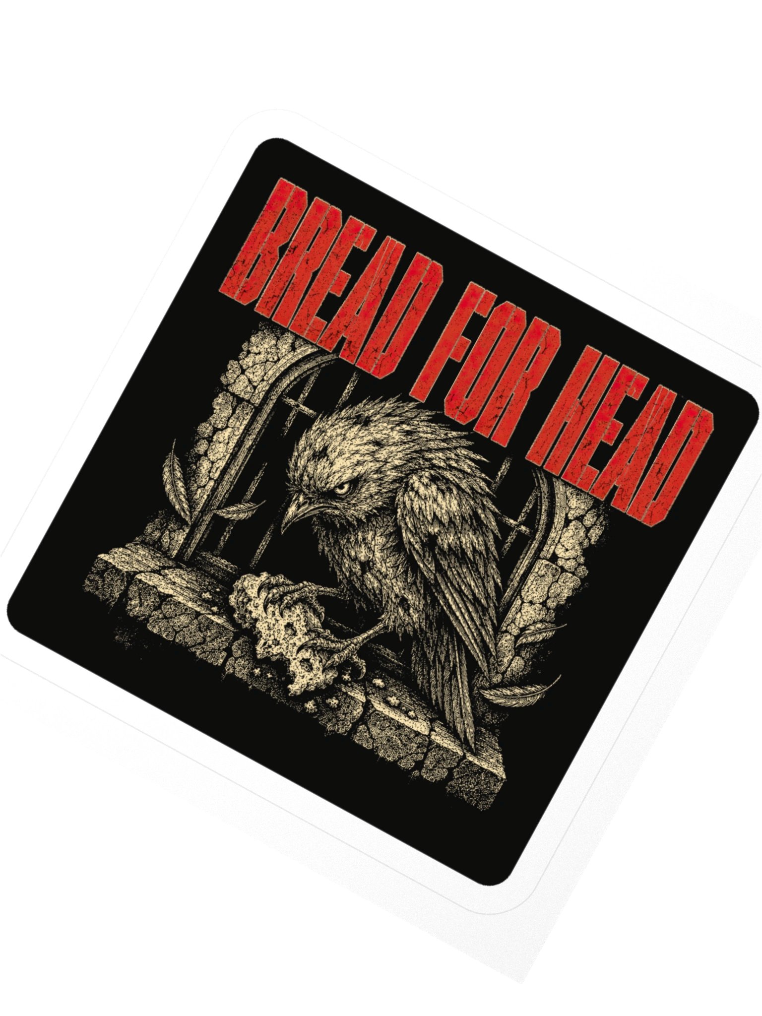 Yellow Bird Cadence "Bread For Head" Sticker product image (5)