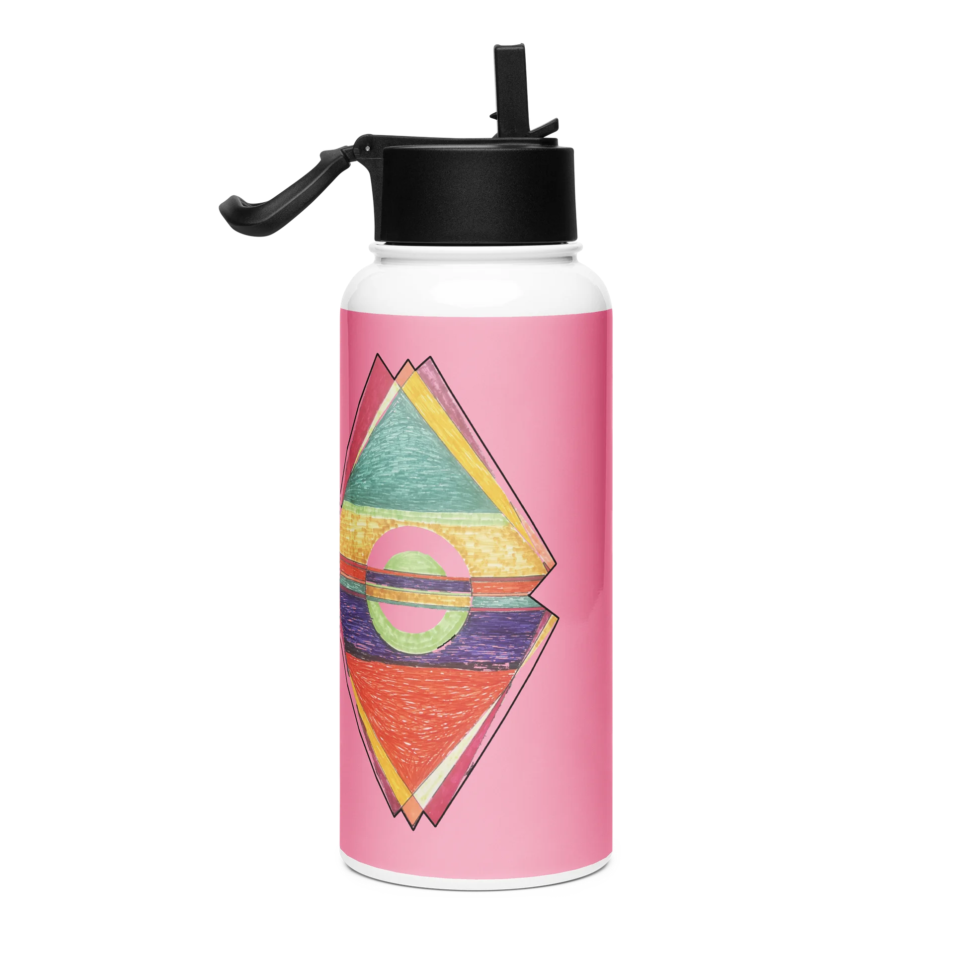 In the Bone Zone Pink Water Bottle product image (4)