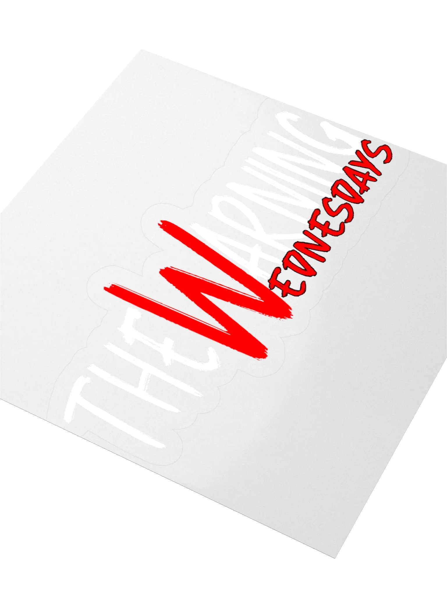 The Warning Wednesday Sticker product image (3)