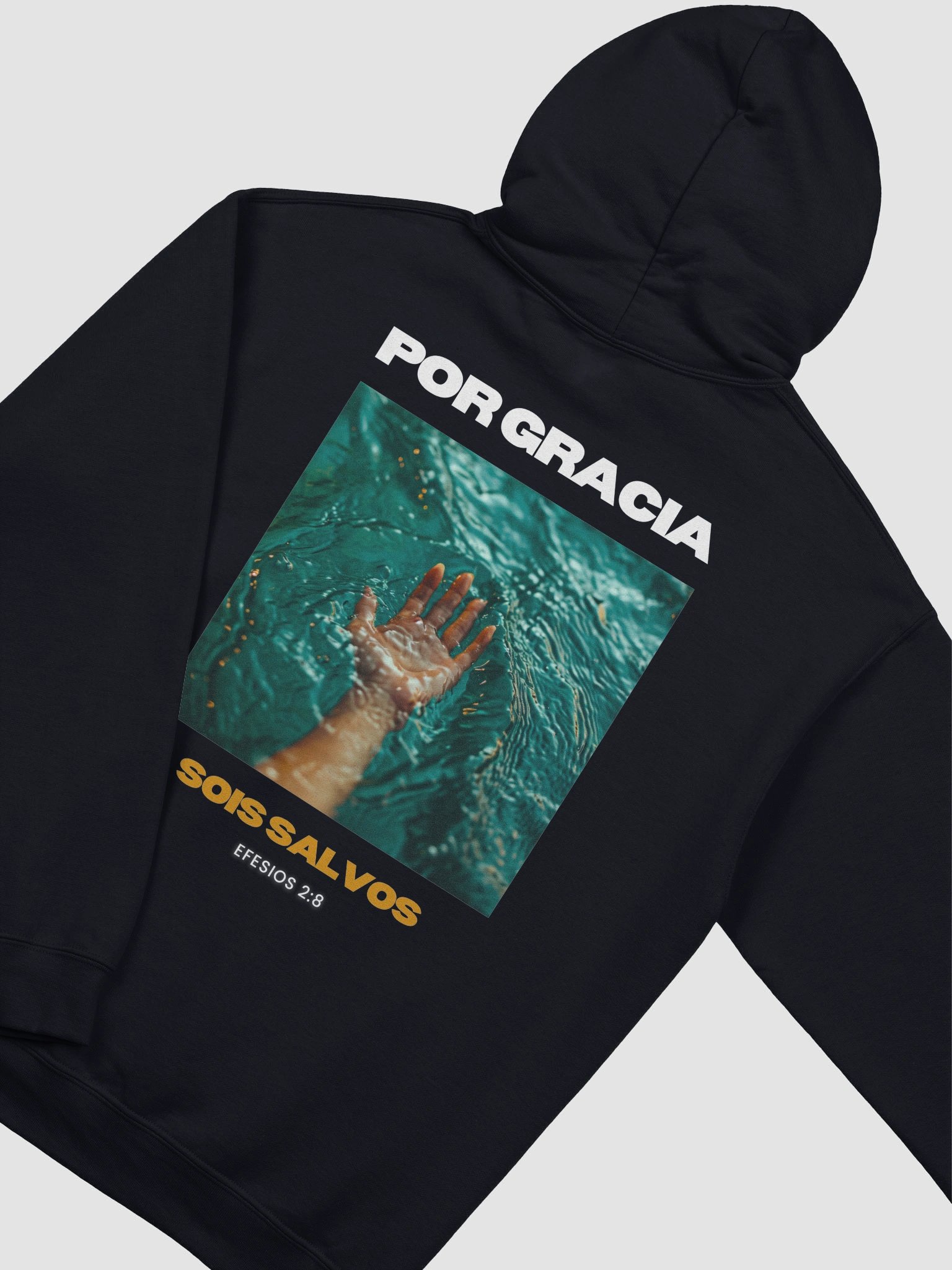 Sudadera Unisex Con Capucha | Por gracias sois salvos product image (2)