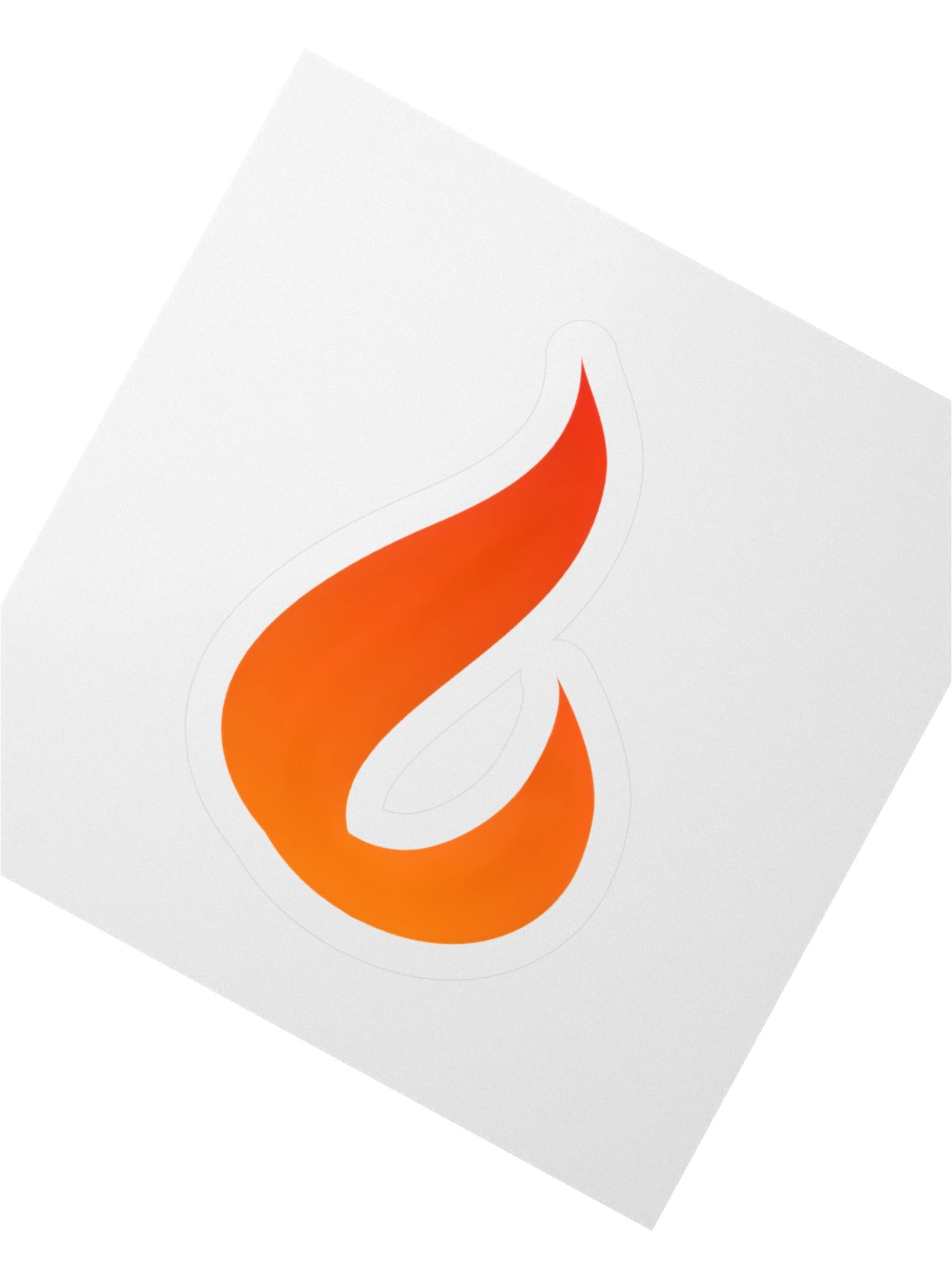 "Burn Music" Logo Sticker product image (6)