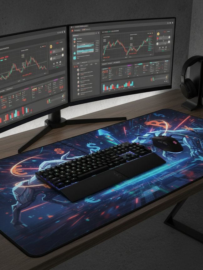 Deskmat Bull vs Bear product image (1)