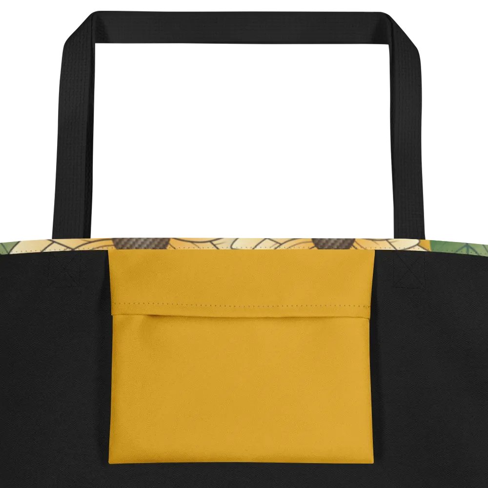 Sunflower Serenade Large Tote Bag product image (2)