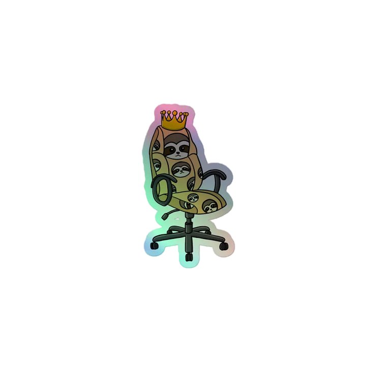 Holographic Sticker Sheet - Chair product image (1)