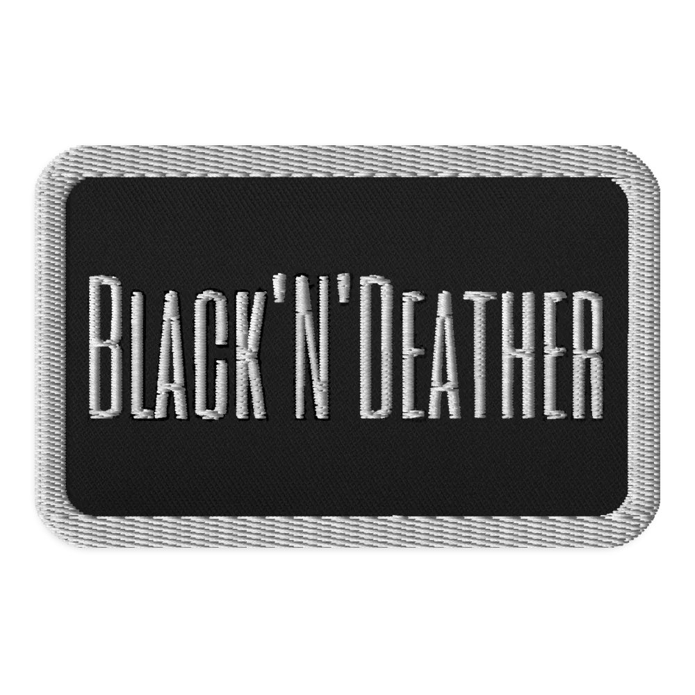 Black'N'Deather patch product image (1)