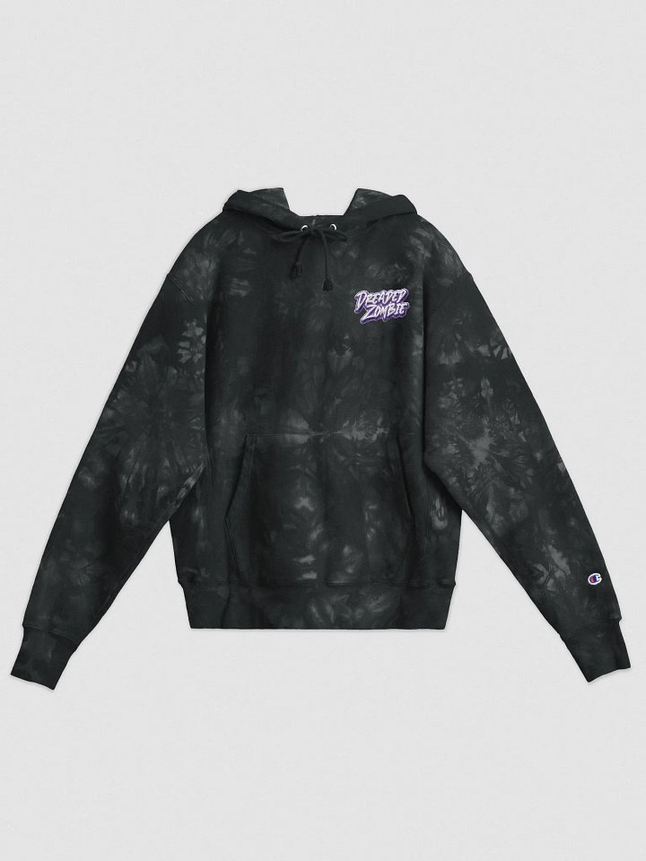 DreadedZombie (Text) - Tie-dye Hoodie - Champion Brand product image (1)