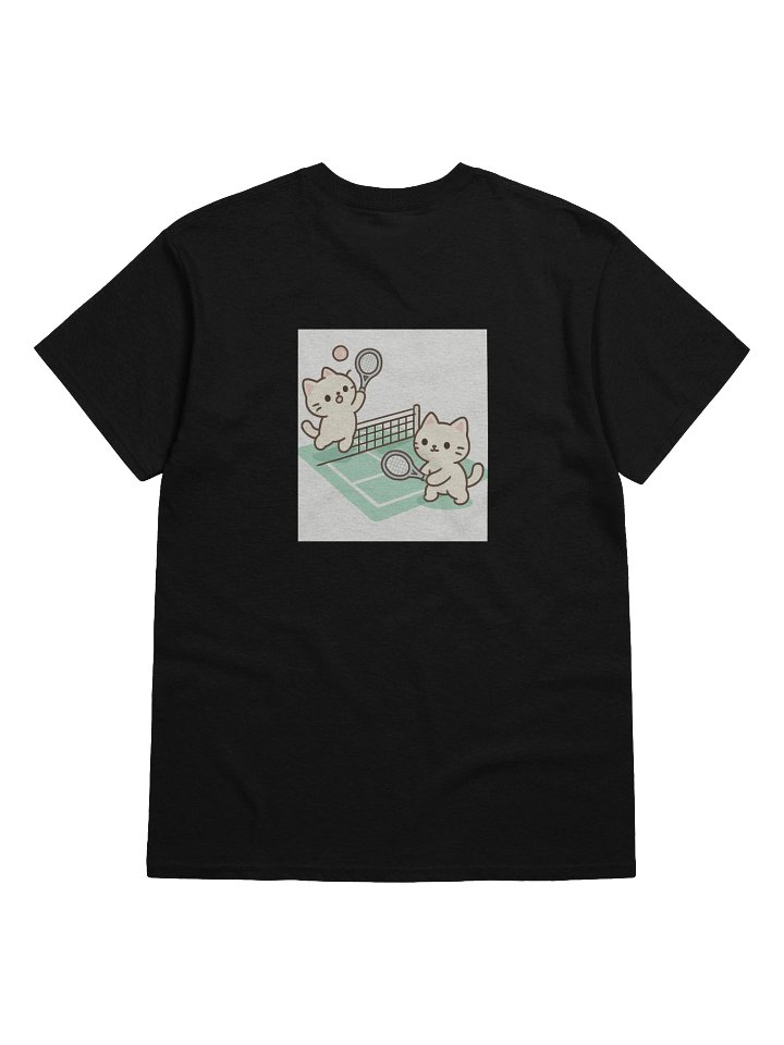 Cheerful Cat Tennis T-Shirt product image (16)
