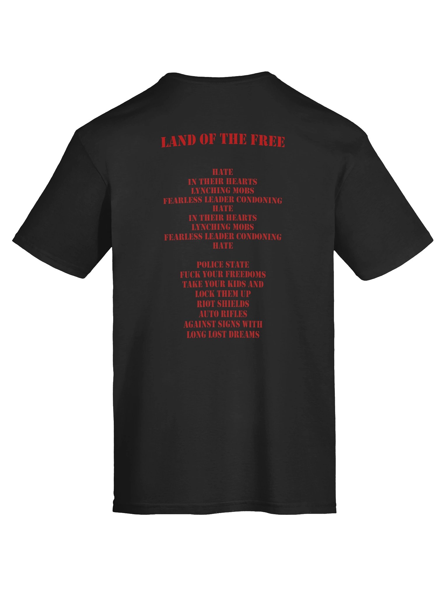 Riot Age Unisex "Land of the Free" Lyric Shirt product image (11)