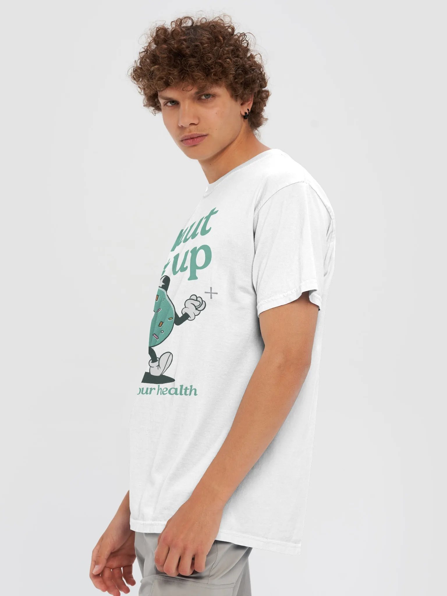 Donut Give Up Illustrated T-Shirt product image (12)