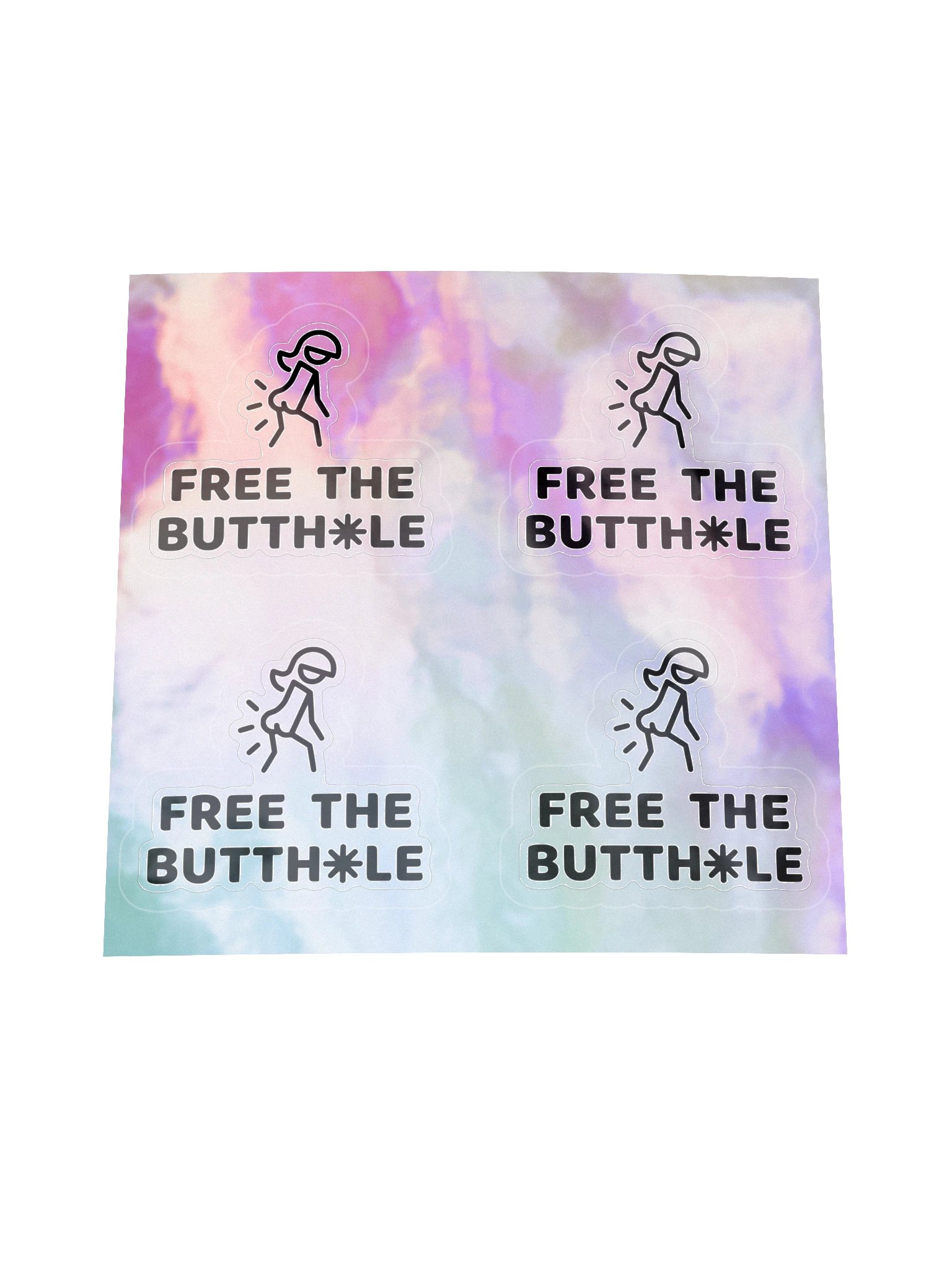 Free the Butthole — Holographic Four-Up Sheet product image (1)