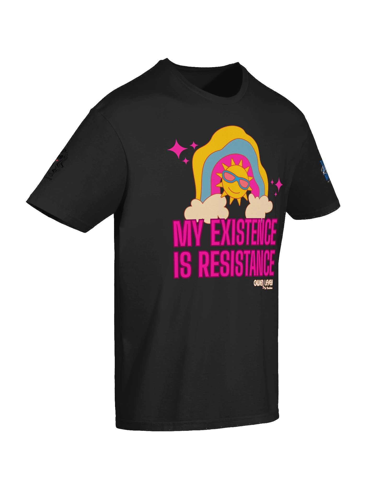 'My Existence is Resistance' Tee - BLACK product image (10)