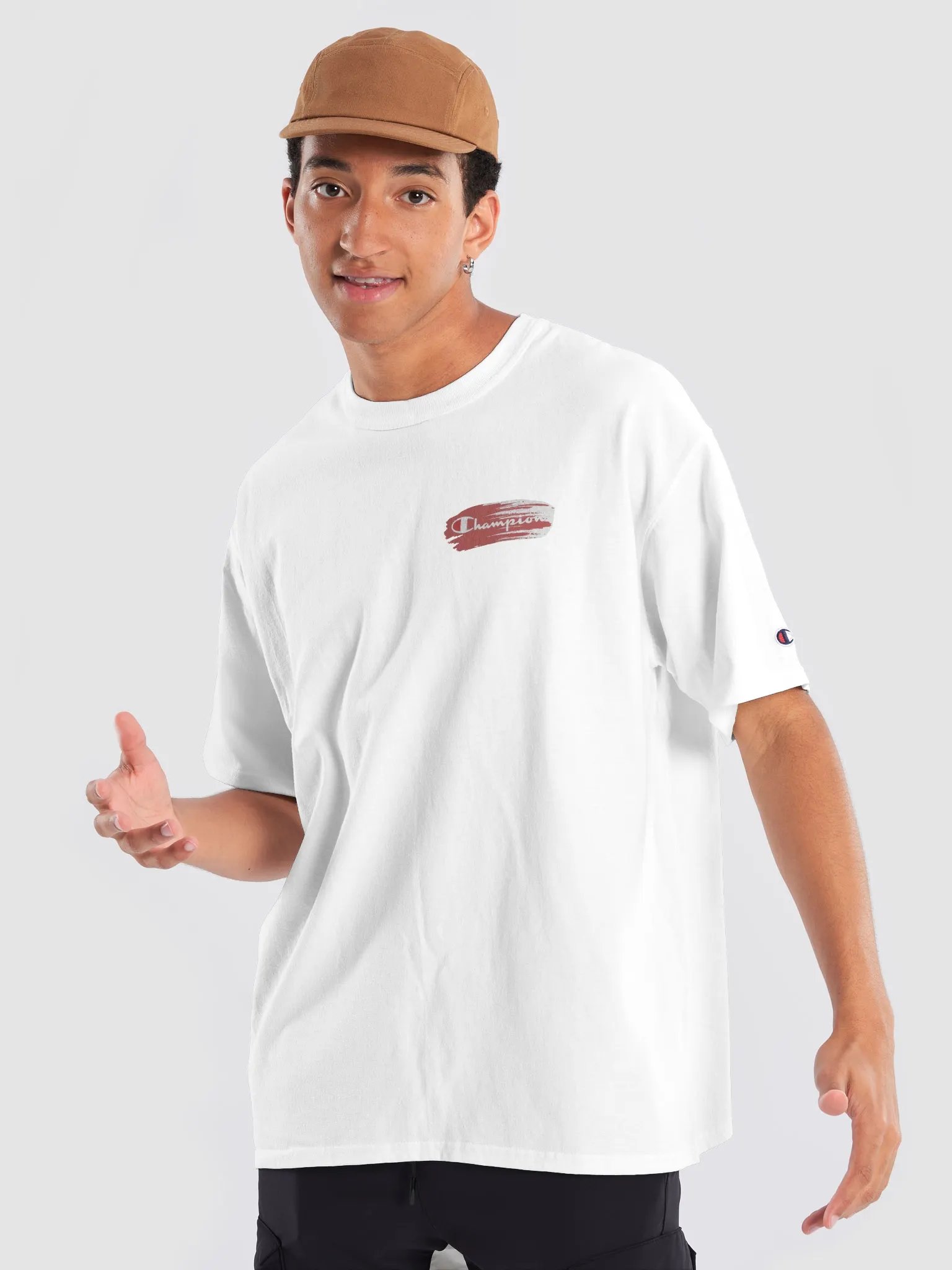 Champion Brushstroke Logo T-Shirt product image (1)