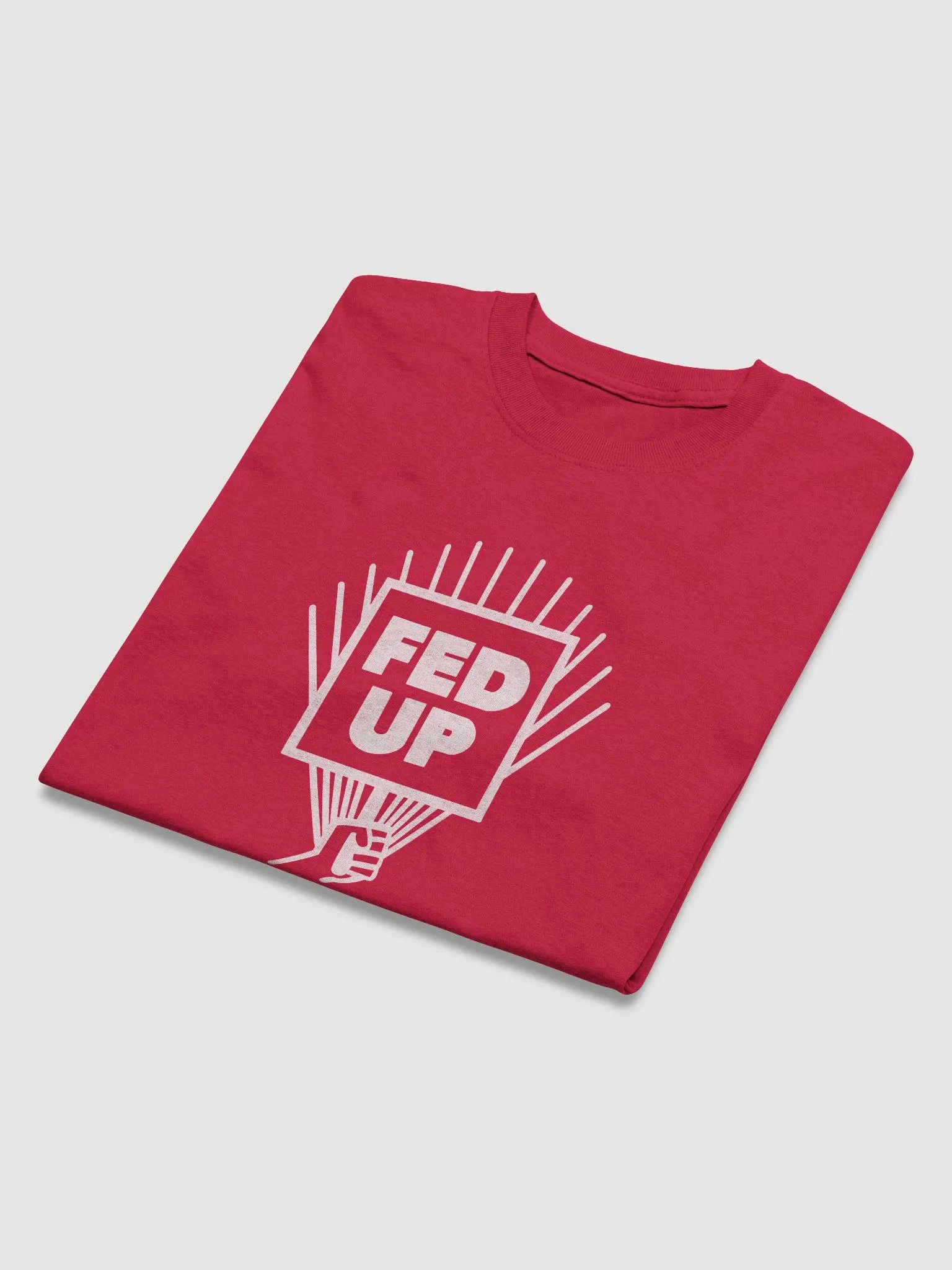 Fed Up One Color T-shirt (with NTEU logo) product image (3)