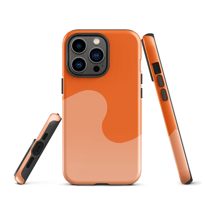 Orange Soda Minimal Wave iPhone Case product image (2)