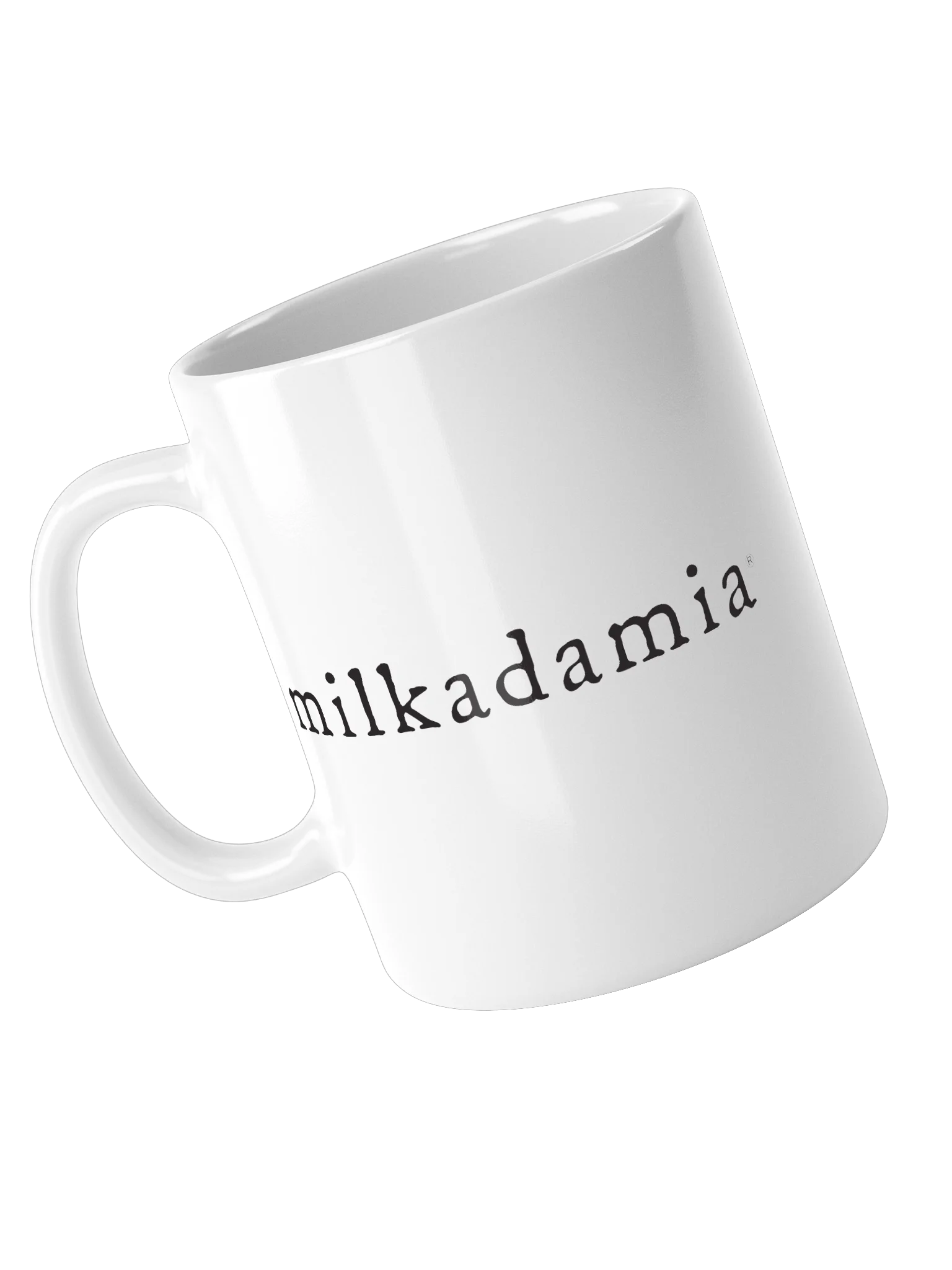 milkadamia white glossy mug product image (5)