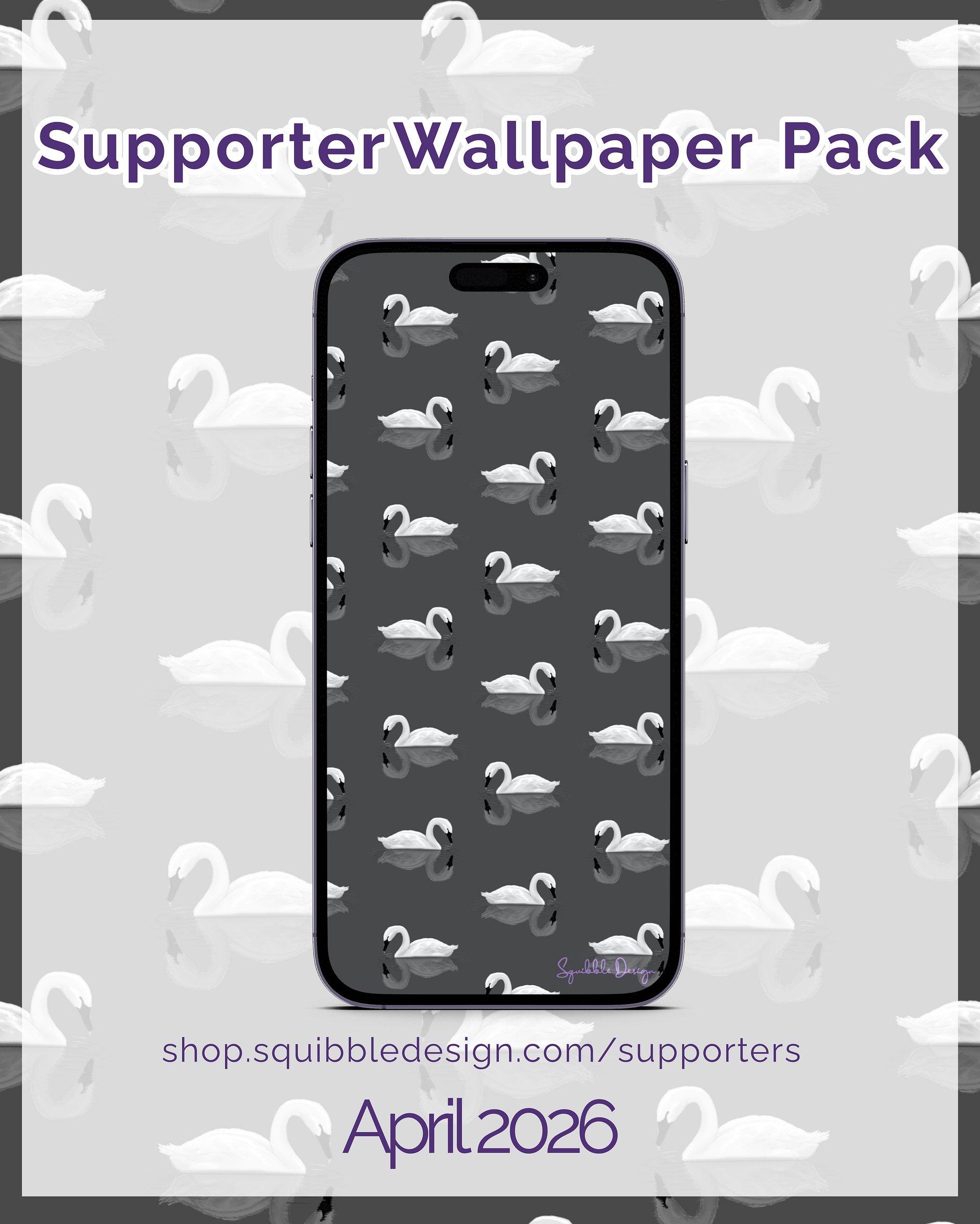 Wallpaper Pack for Supporters April 2026 product image (1)
